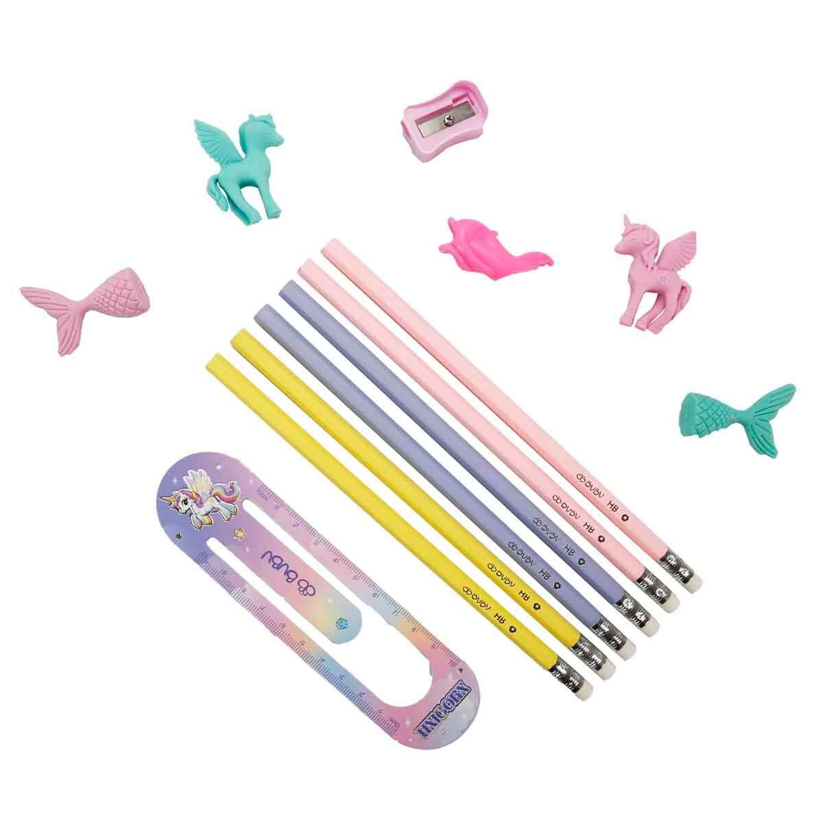 Bu-Bu  Kırtasiye Seti - Unicorn