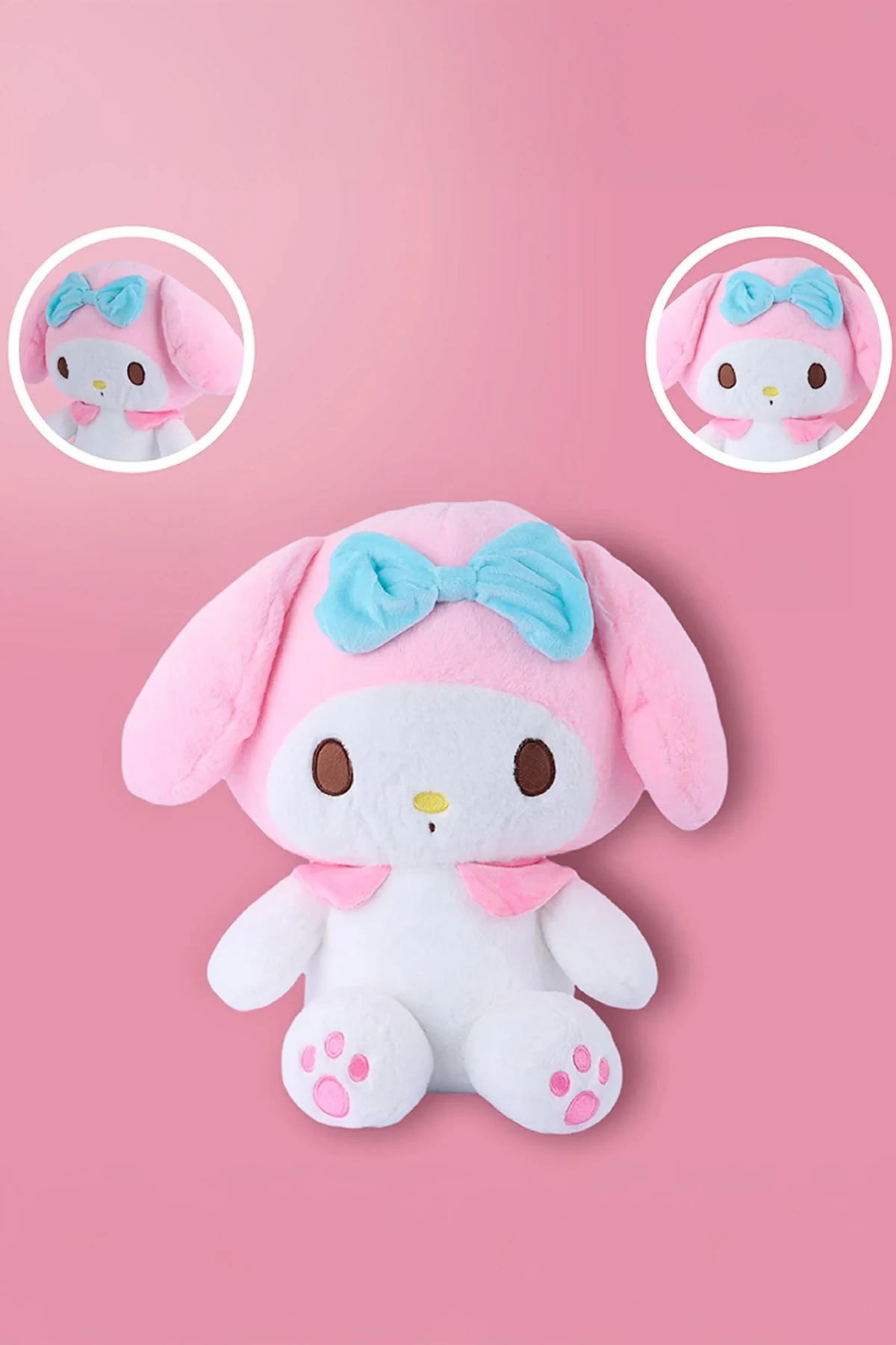 Sanrio Lisanslı Oturan Peluş Oyuncak (41 Cm) - My Melody (Outlet)