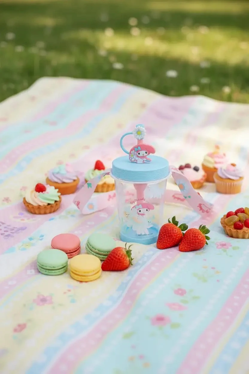 Sanrio Lisanslı Askılı Seyahat Bardağı (535ml) - My Melody