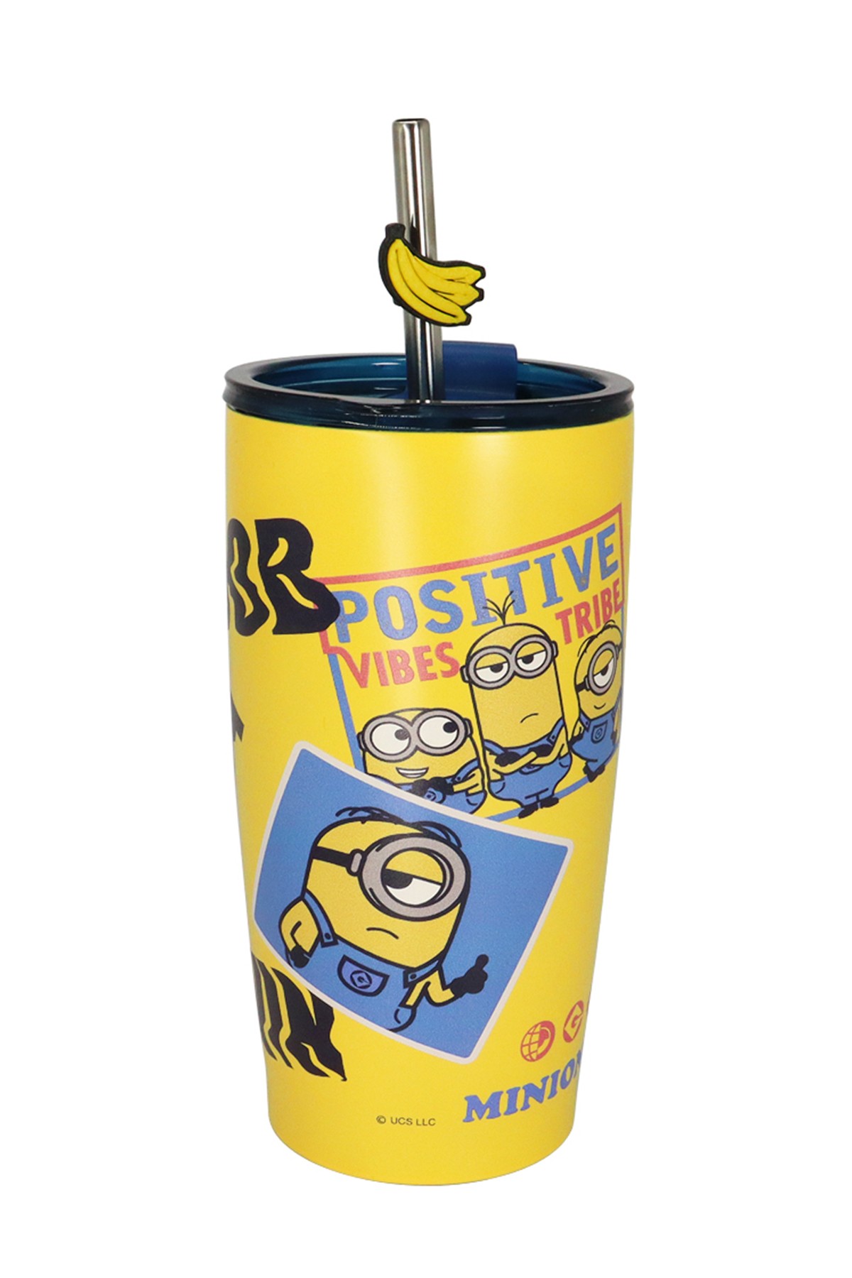 Minions Lisanslı Pipetli Çelik Matara (530ml)