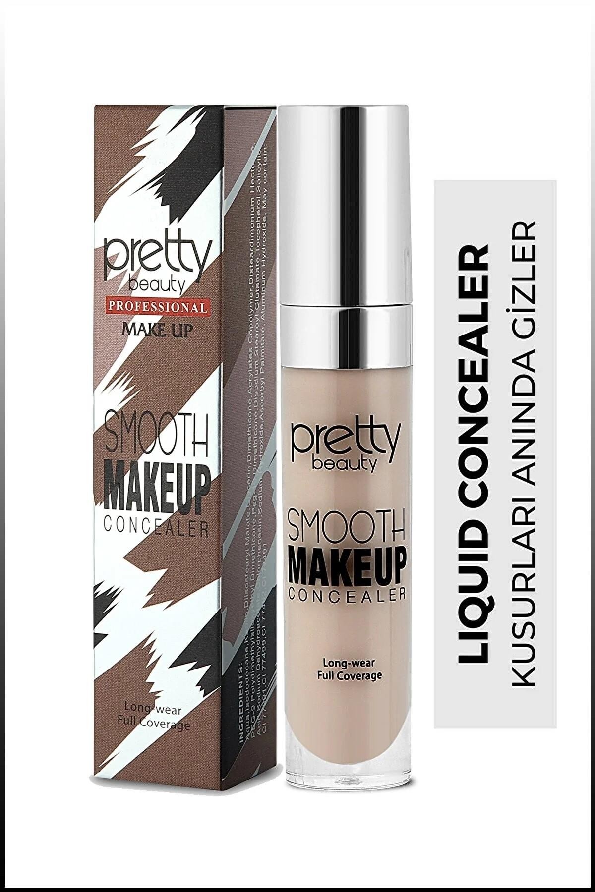 Pretty Beauty Likit Fırçalı Göz Altı Kapatıcısı Concealer