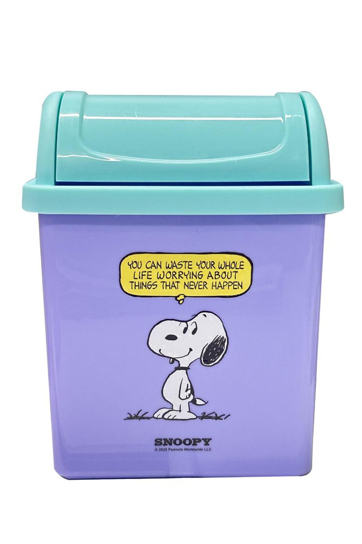 Snoopy Lisanslı Vintage Serisi Masa Çöp Kovası -15cm