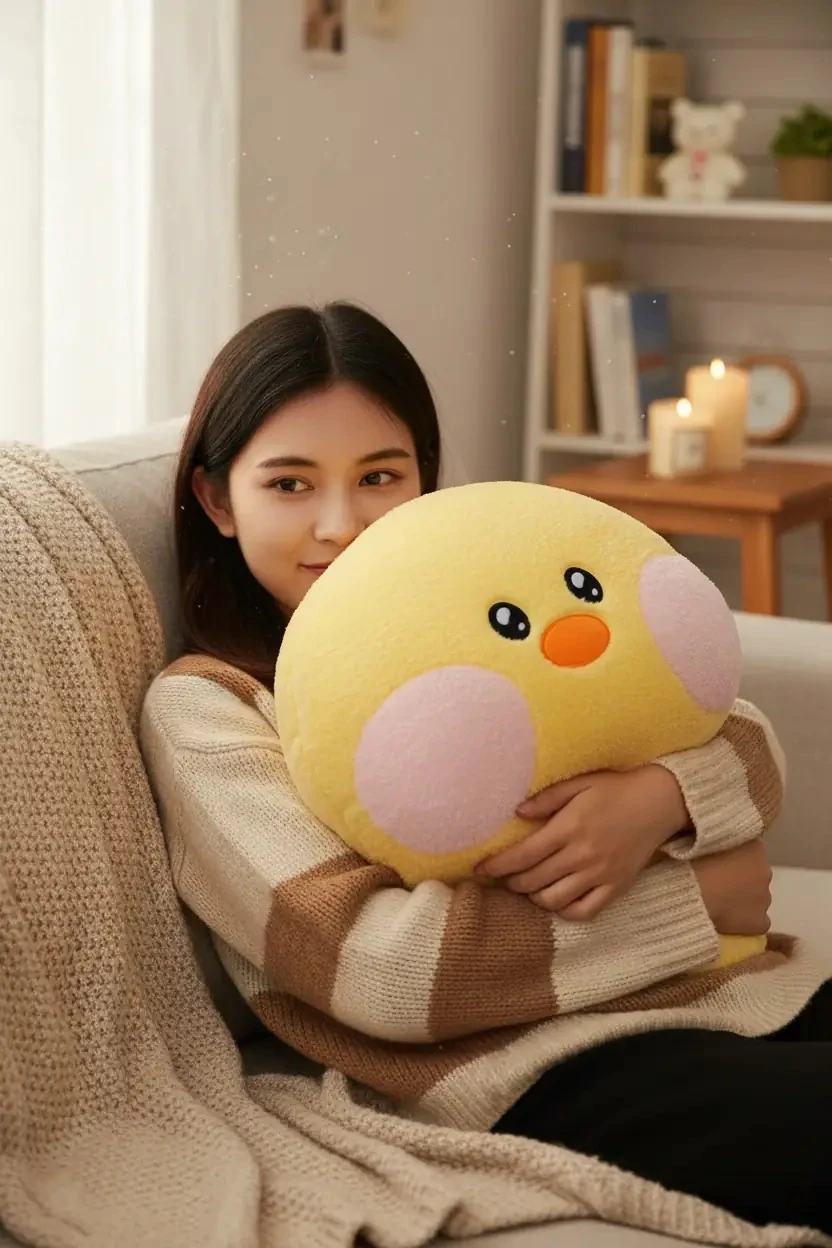 Minini Koleksiyonu 17 inç Baş Şeklinde Yastık (selini)