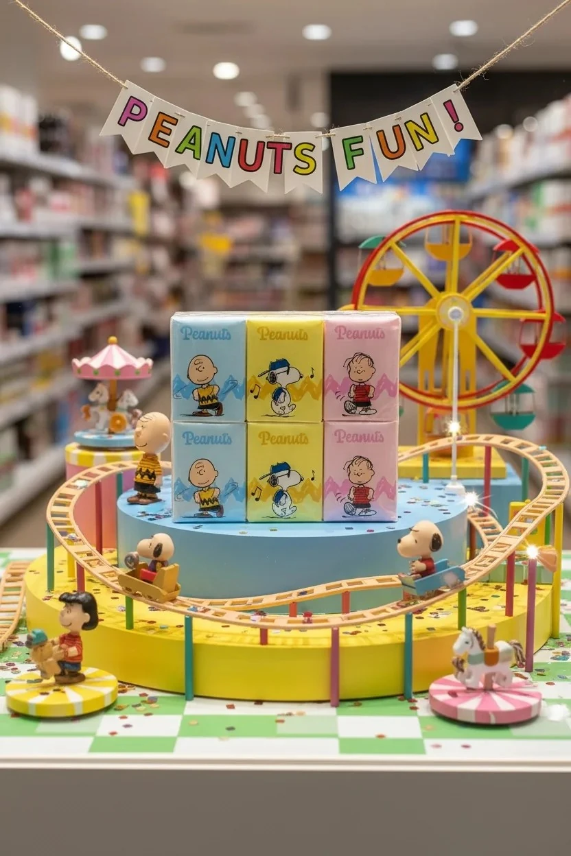 Snoopy Lisanslı Kokusuz Kağıt Mendil 7 Yp. (12'li)