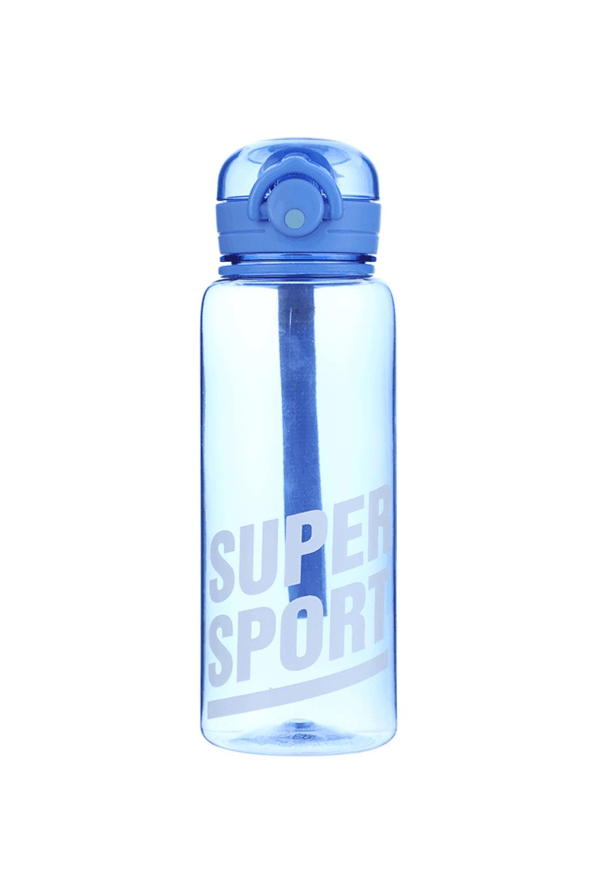 Sıçrayan Kapaklı Tritan Askılı Şişe 700Ml - Mavi