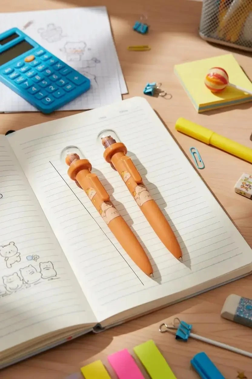 Mutlu Fırın Serisi Manzara Jel Kalem (0,5 mm, Siyah)