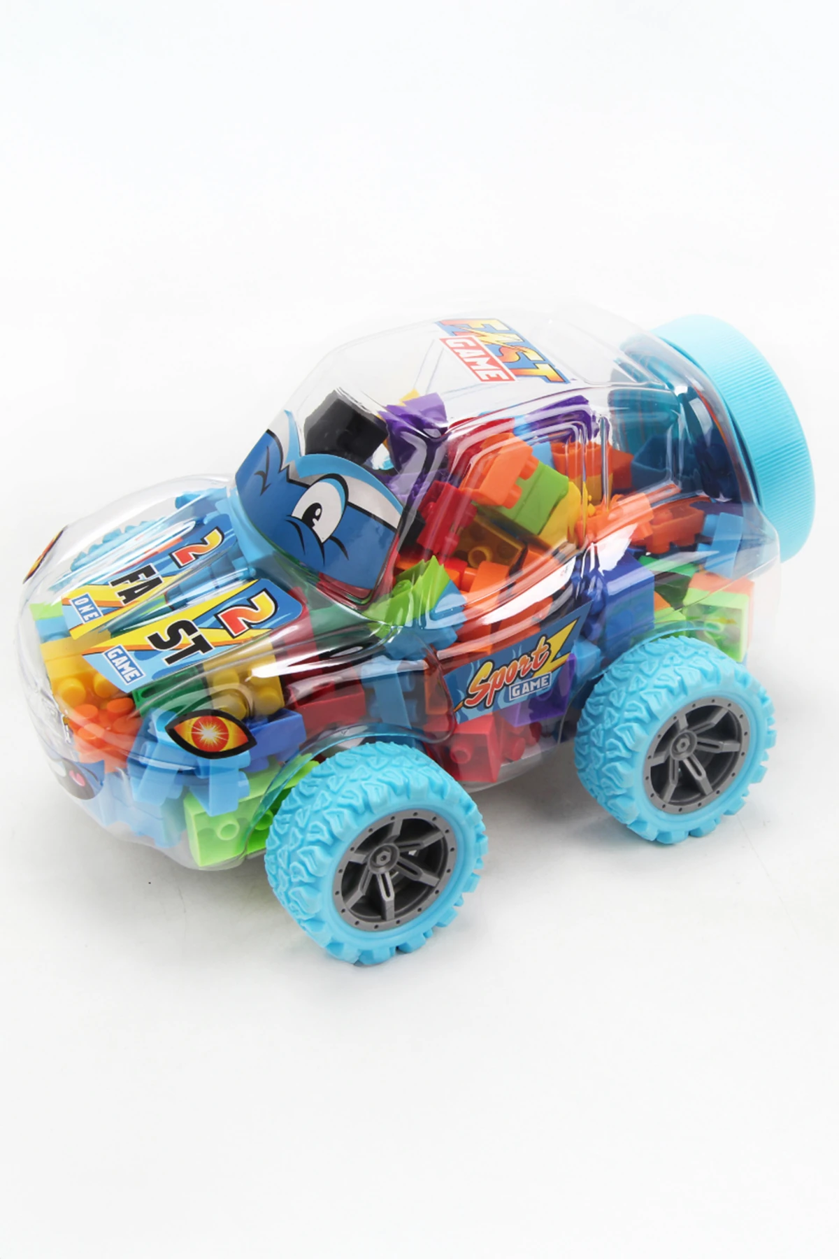 Büyük Oyun Bloğu - Spor Araba (Mavi)