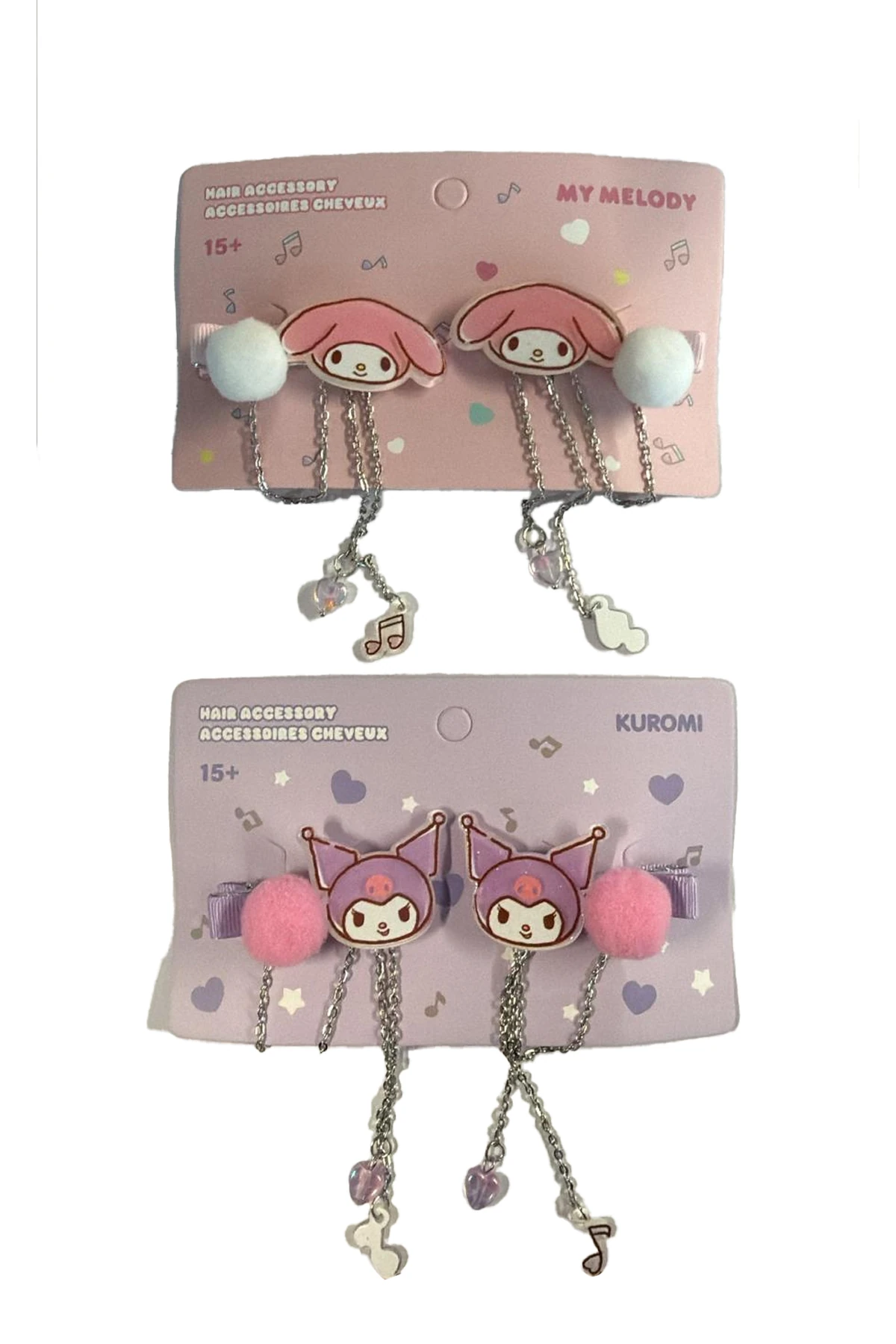 Hello Kitty Lisanslı Zincir Saç Tokası (2 adet)