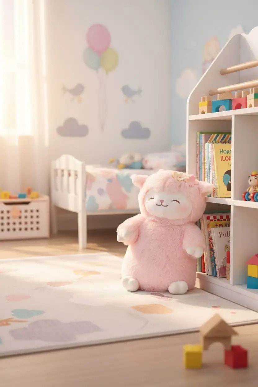 Kuzu Baa Serisi Pembe Peluş Oyuncak - Sakura