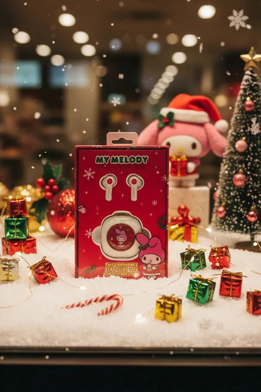 Sanrio Lisanslı Yılbaşı Serisi My Melody Bluetooth Kulaklık