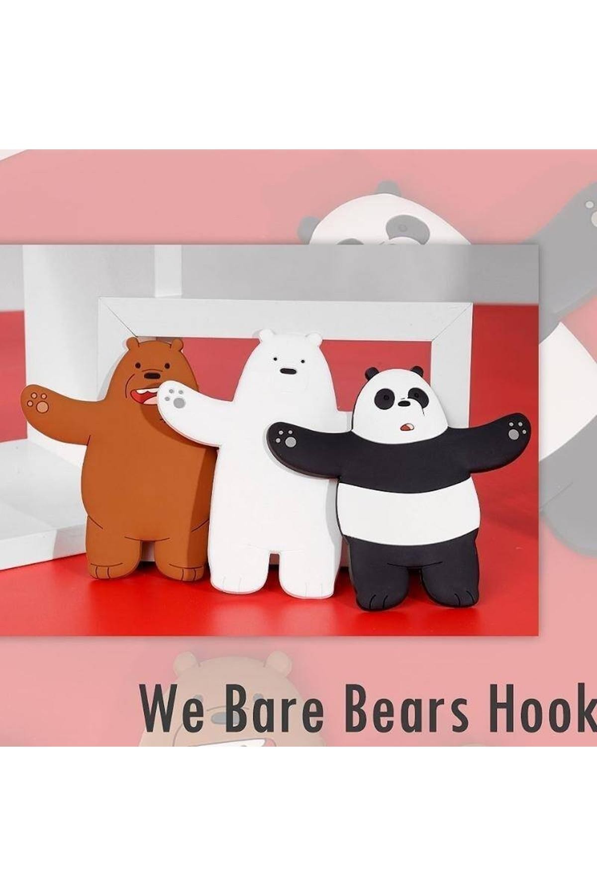 We Bare Bears Yapışkanlı Kanca 12 Cm