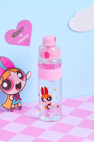 Powerpuff Girls Lisanslı Plastik Şişe 1100Ml - Pembe (Outlet)