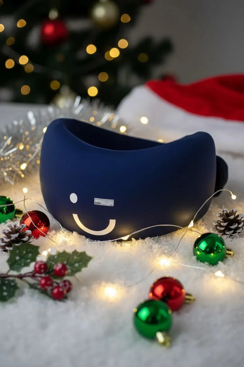 Hafızalı Köpüklü Boyun Destek Yastığı (Lacivert)