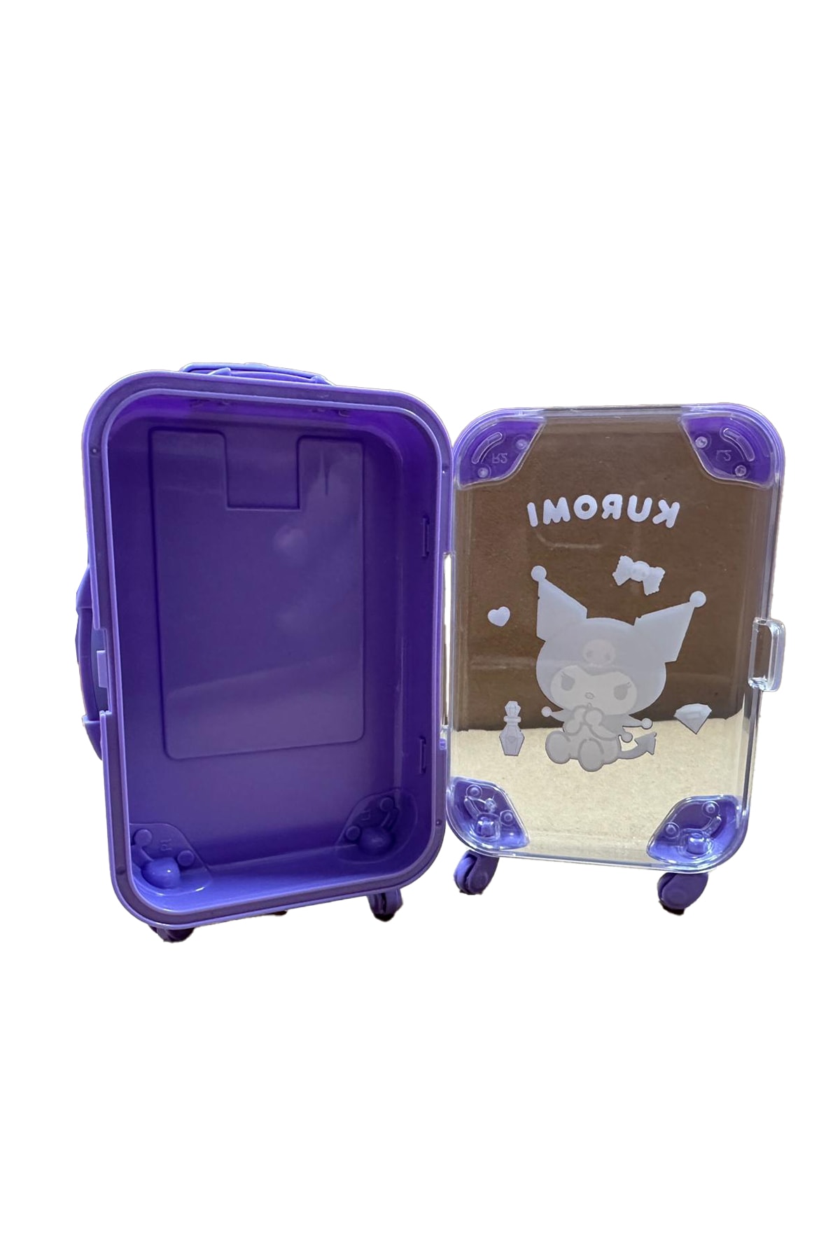 Sanrio Lisanslı Kuromi Mini Bavul Saklama Kutusu