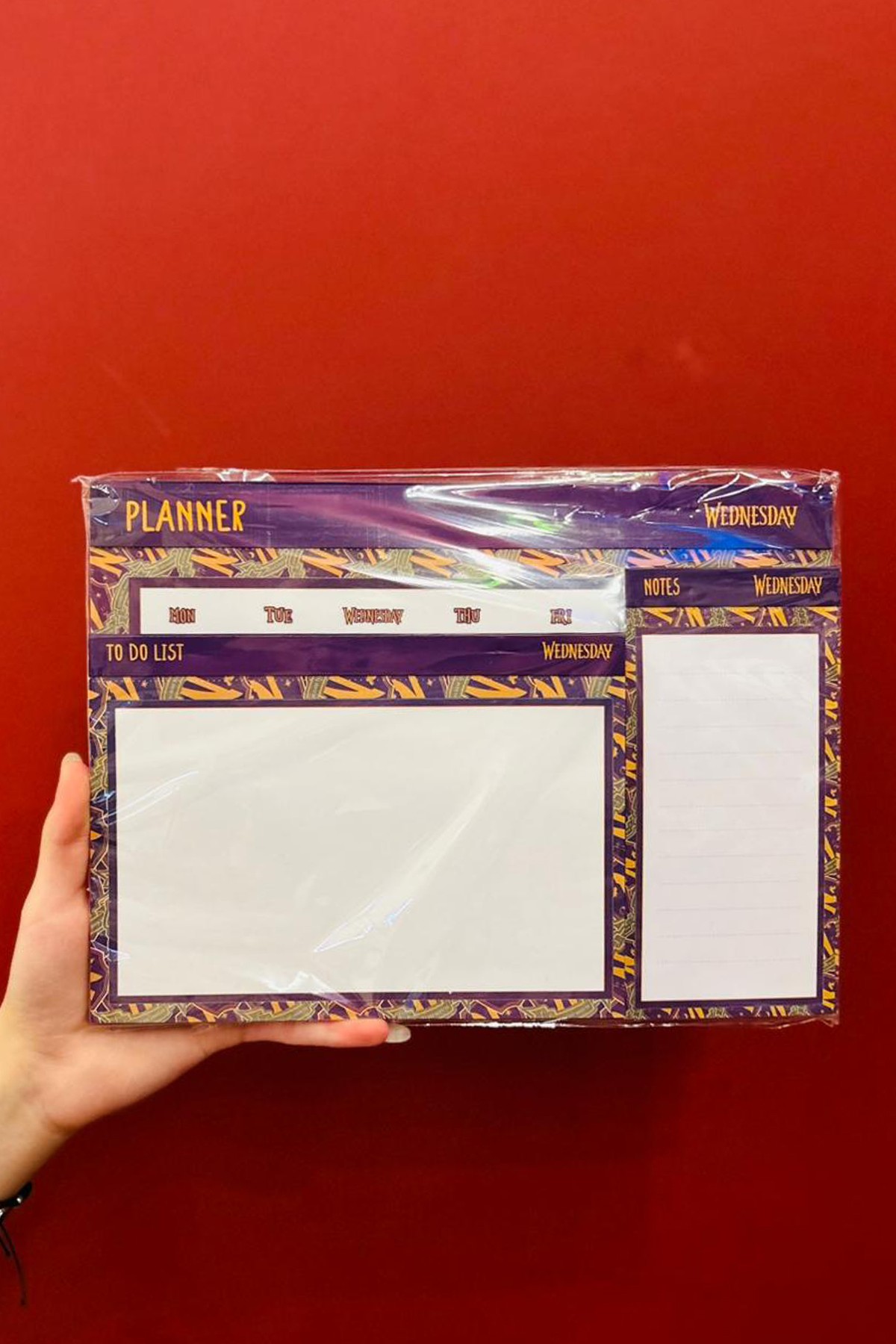 Wednesday Lisanslı Nevermore Planlayıcı Set