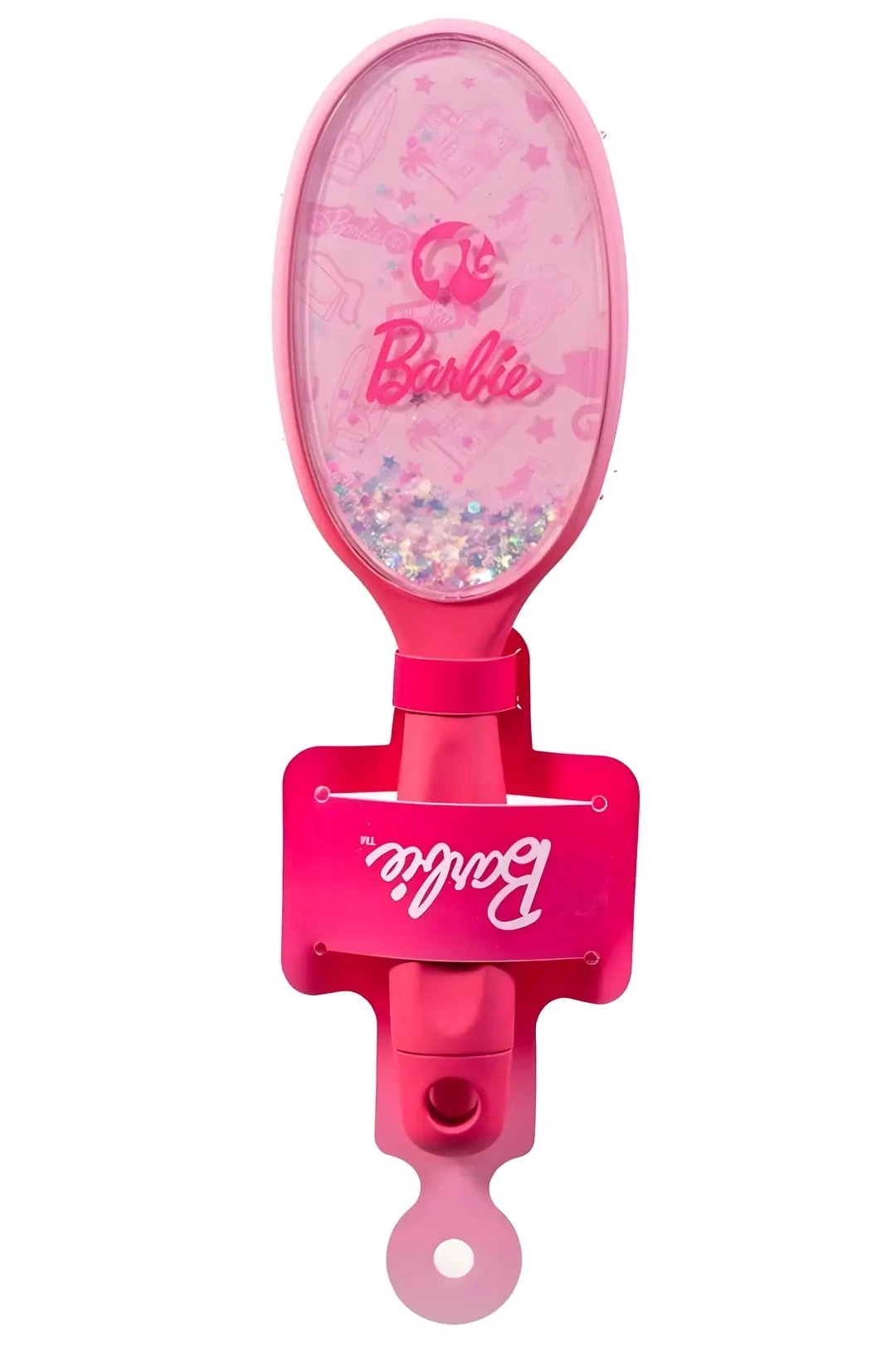 Barbie Lisanslı Simli Saç Fırçası