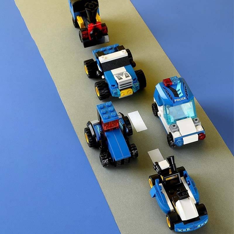 44 Parça Lego Ulaşım Yapı Taşları Go Kart