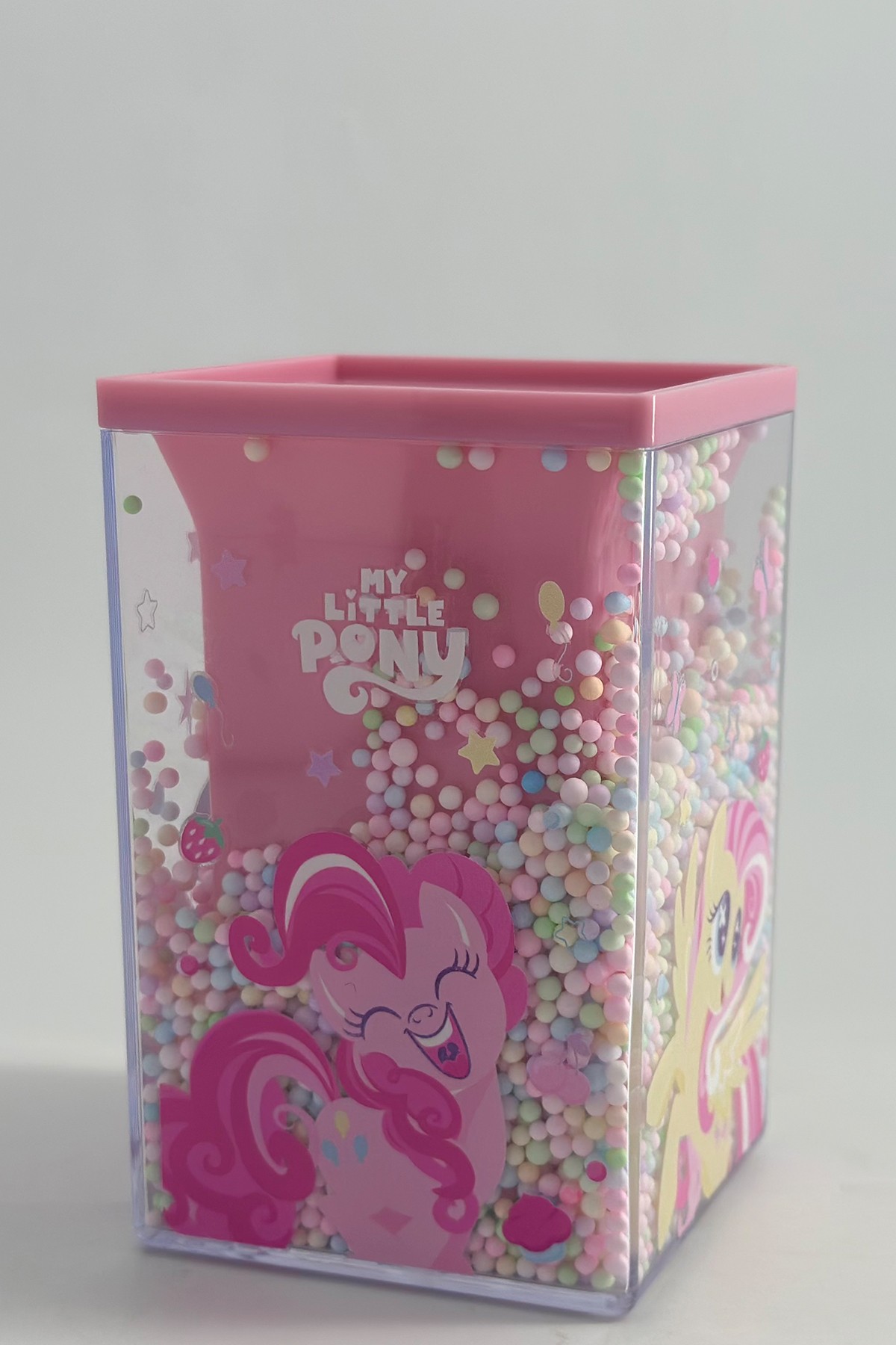 My Little Pony Lisanslı Renkli Top Figürlü Masa Üstü Kalemlik