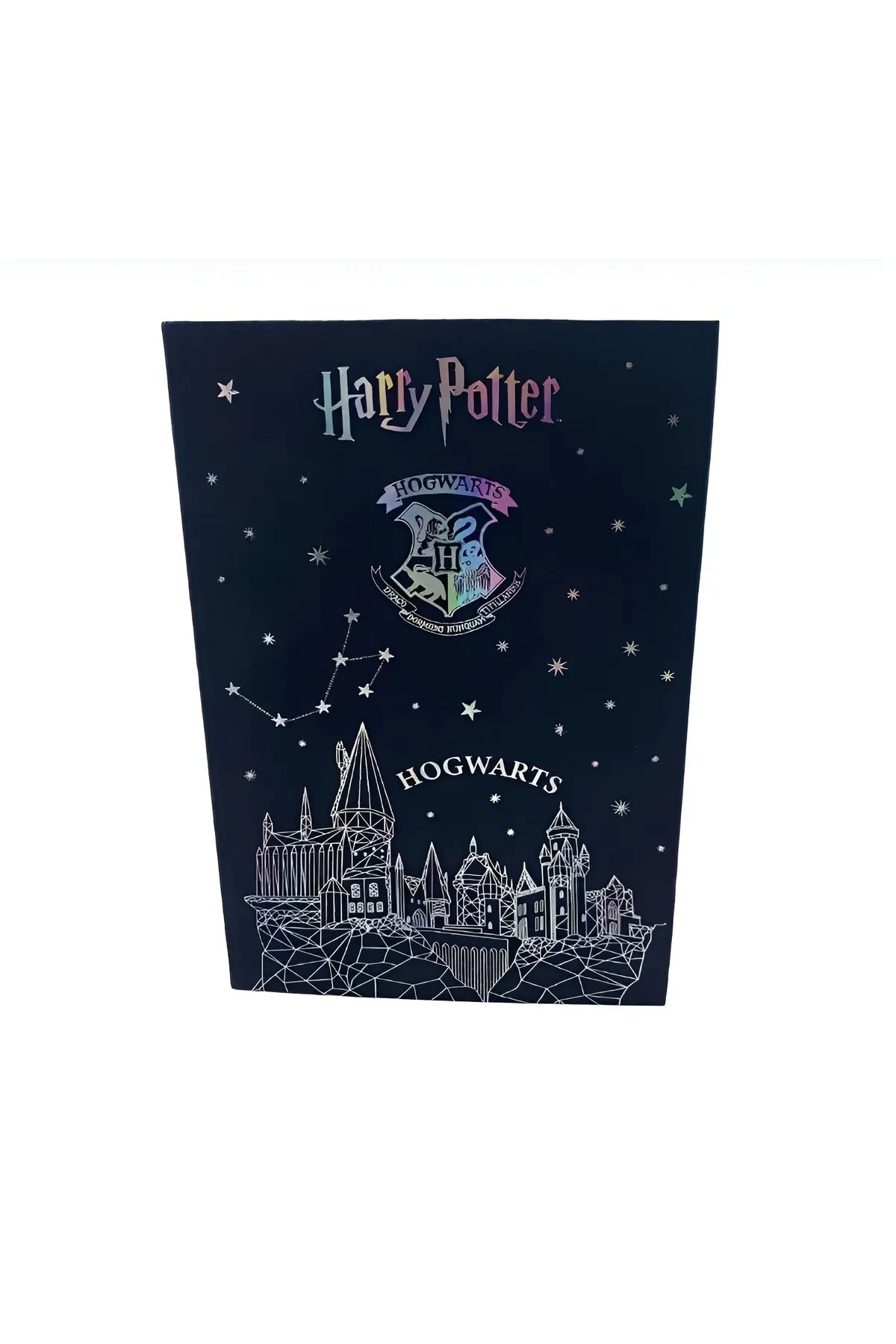 Harry Potter Lisanslı Kitap Görünümlü Kilitli Gizli Kasa-Kumbara Gümüş