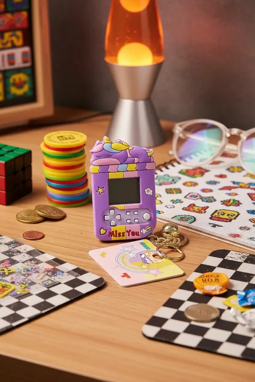 Tetris Anahtarlık – Nostaljik Oyun Tasarımlı Renkli ve Dekoratif Çanta Aksesuarı