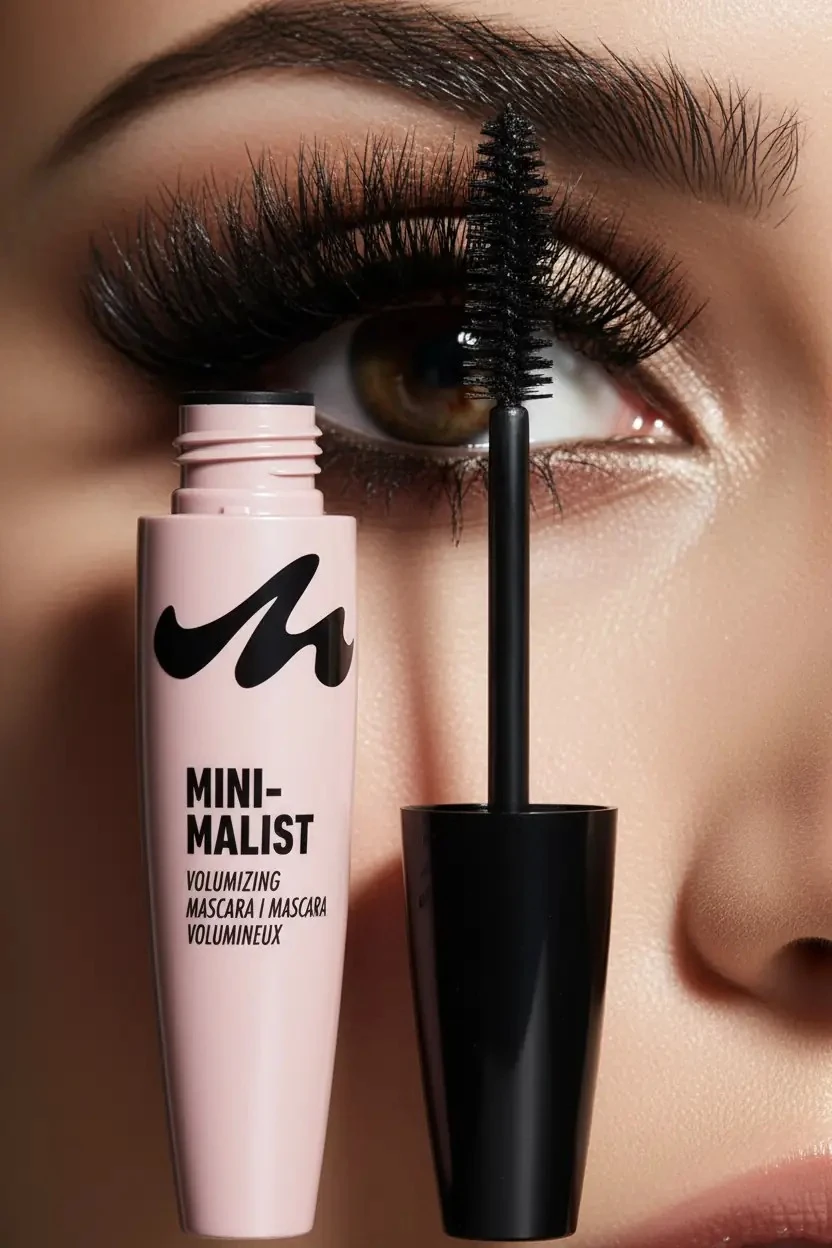 Miniso Lisanslı Minimalist Serisi Hacim Veren Maskara - Tek Tek Ayıran ve Dolgunlaştırıcı Etkili Siyah Maskara