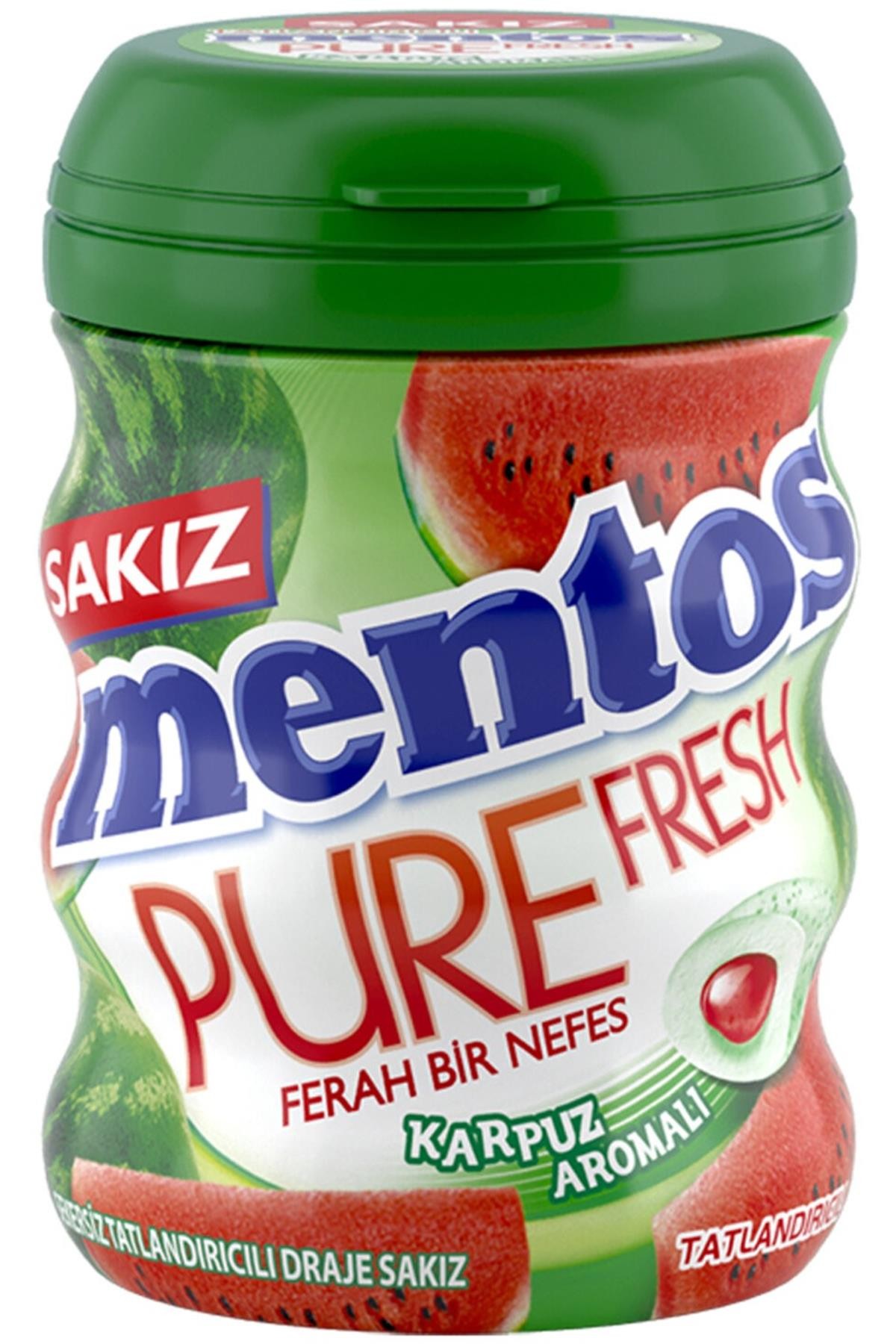 Mentos Pure Fresh Karpuz Aromalı Draje Sakız 60G