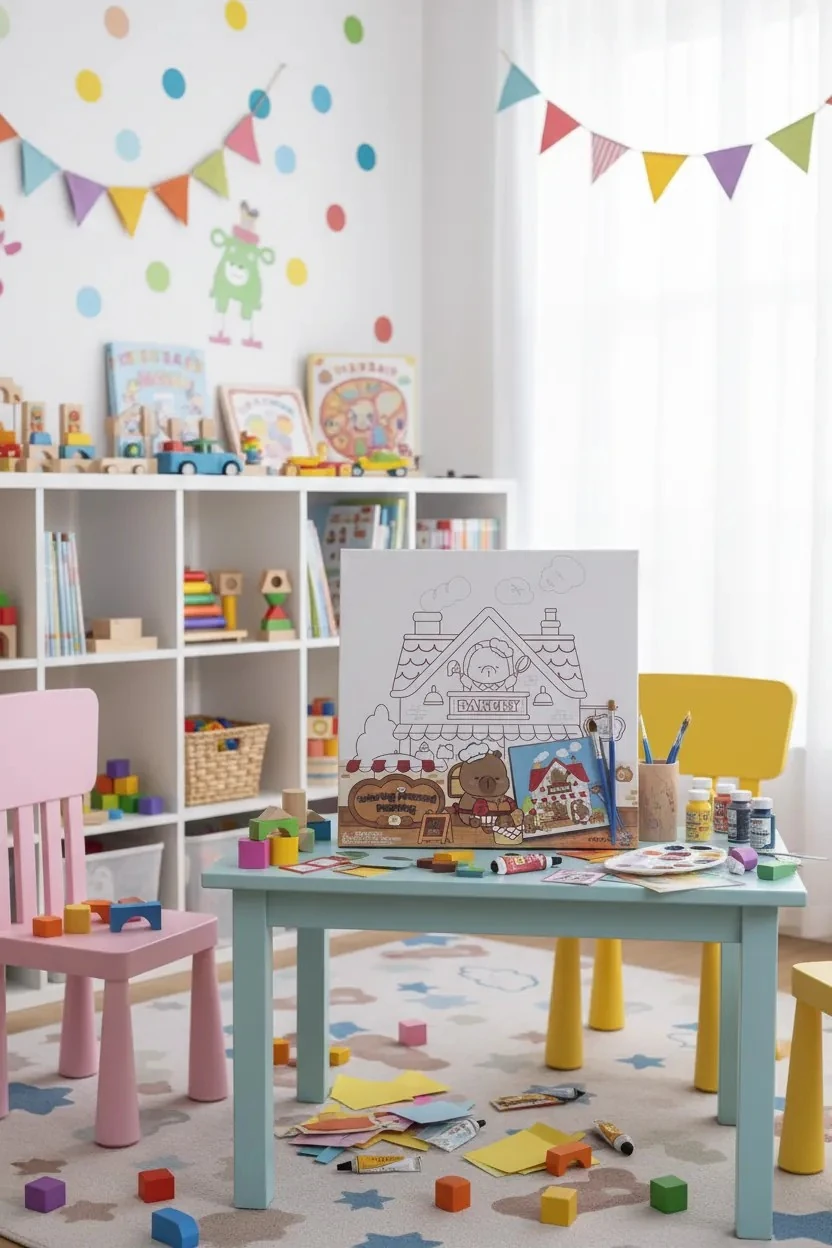 Kapibara Serisi Çerçeveli Boyama Seti (C)