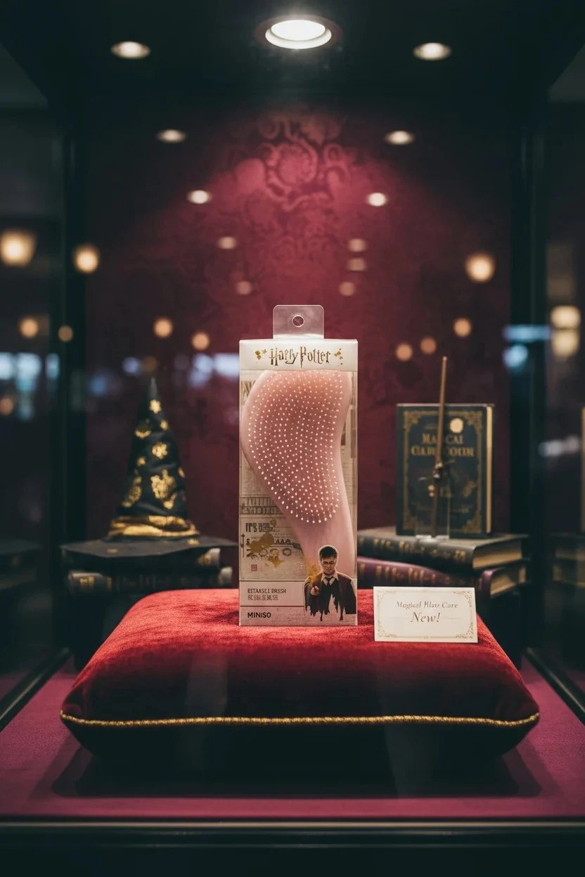 Harry Potter Lisanslı Rozet Saç Açma Fırçası