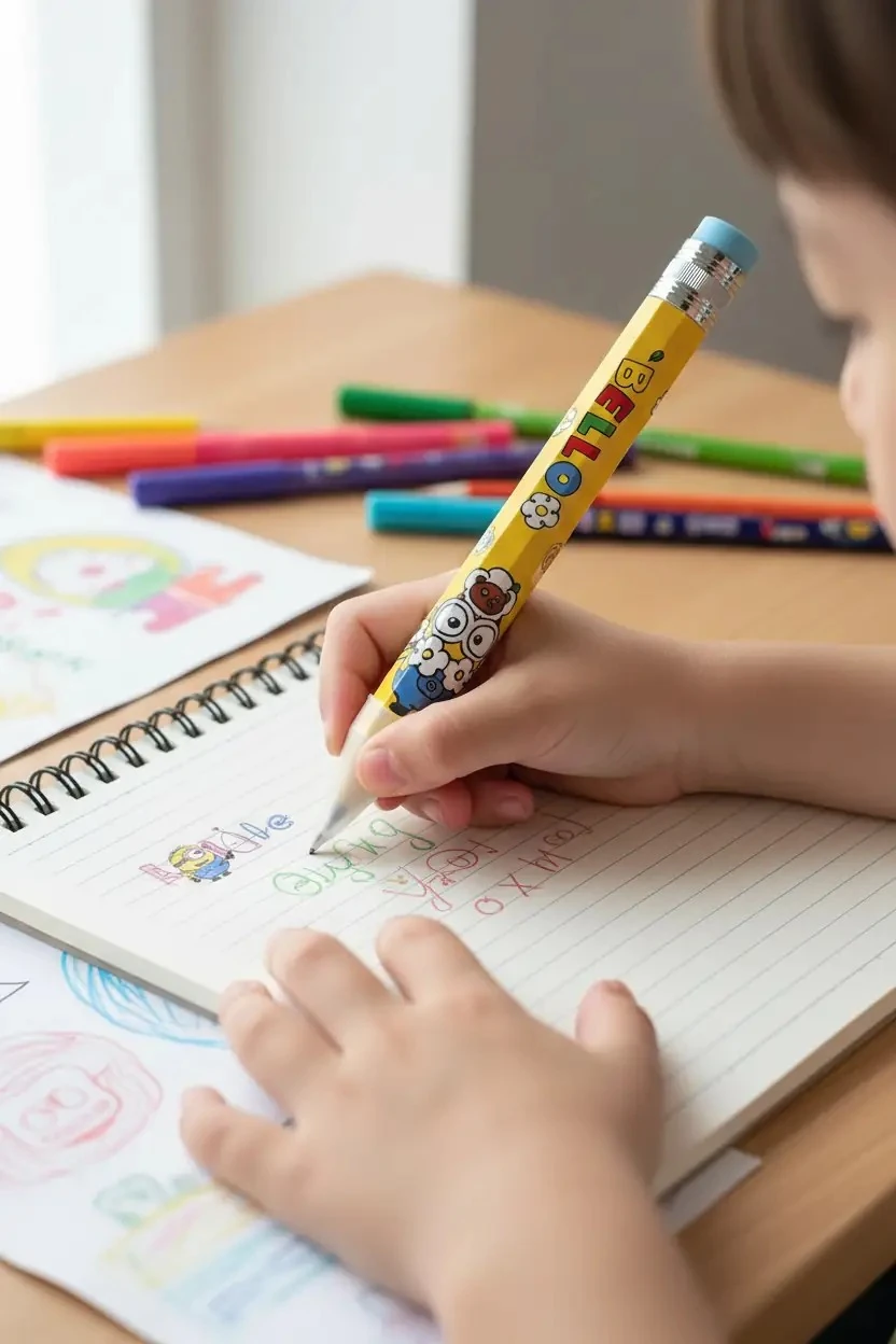 Minions Lisanslı Daisy Serisi Büyük Tükenmez Kalem 2 Çeşit 14.5 Cm