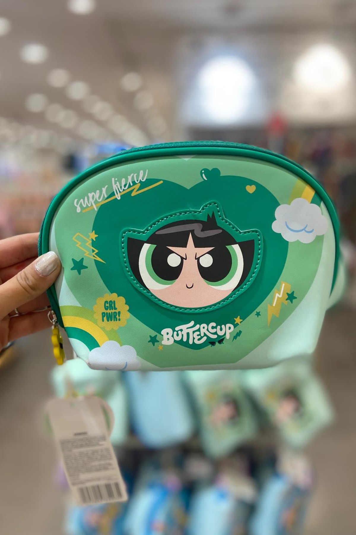 Powerpuff Girls Lisanslı Kozmetik Çantası - Buttercup