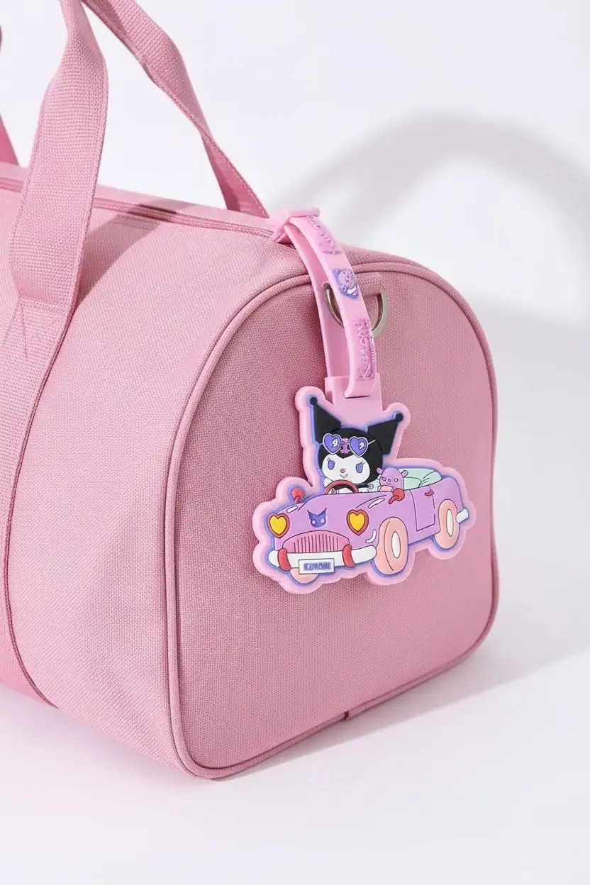 Sanrio Lisanslı Bagaj Etiketi - Kuromi