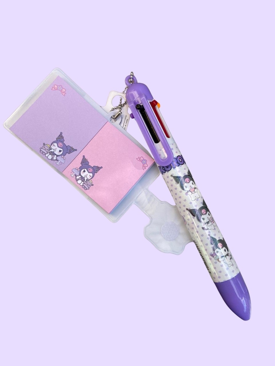 Kuromi - Hello Kitty 6 Renkli Tükenmez Kalem 