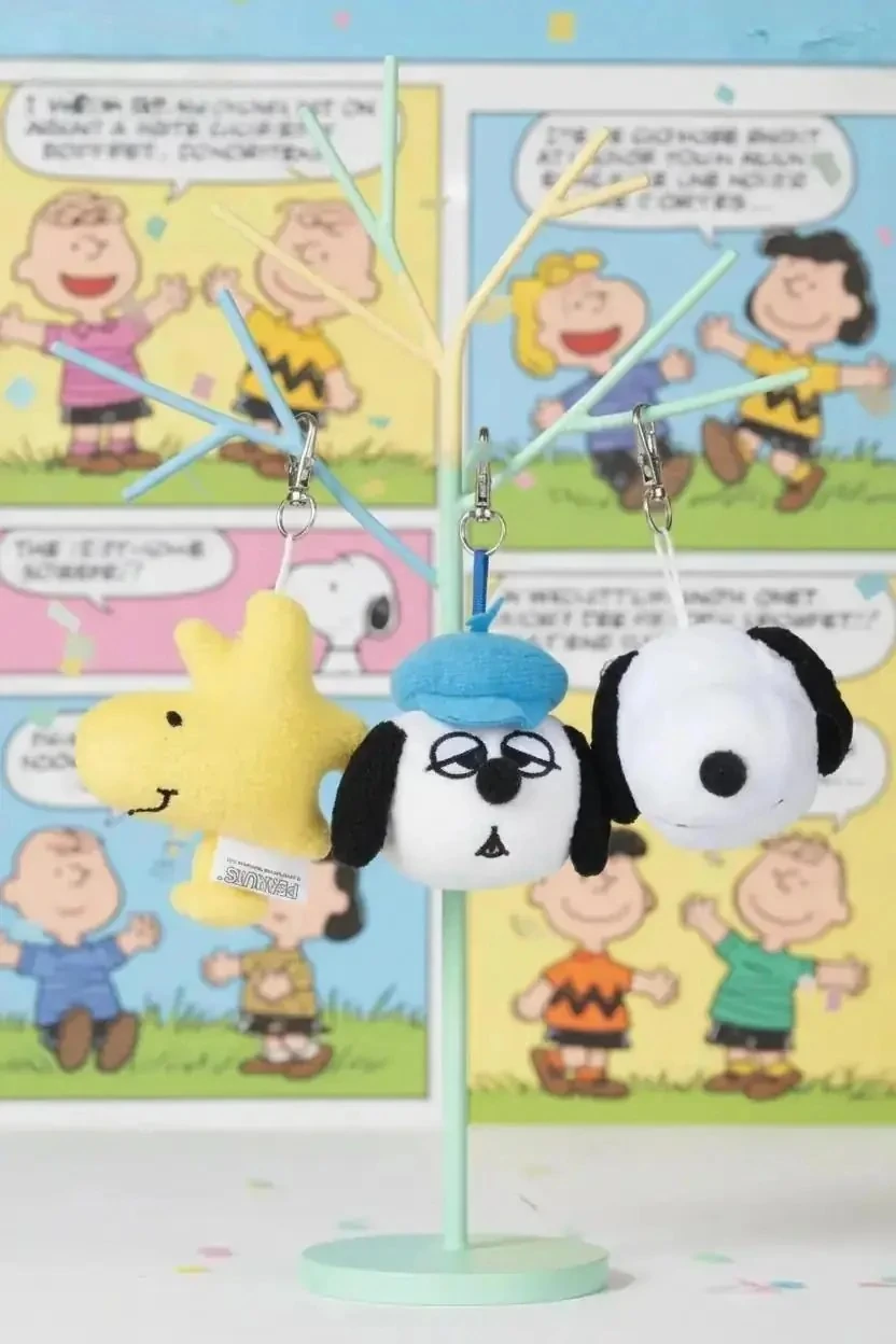 Snoopy Lisanslı Eğlence Serisi Baş Şekilli Peluş Aksesuar – Sevimli Yumuşak Tasarım