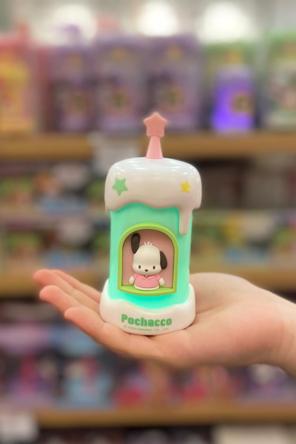 Sanrio Lisanslı Mum Figürlü Gece Lambası - Pochacco