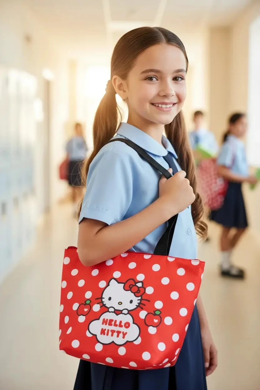 Hello Kitty Lisanslı Elma Koleksiyonu Yiyecek Çantası