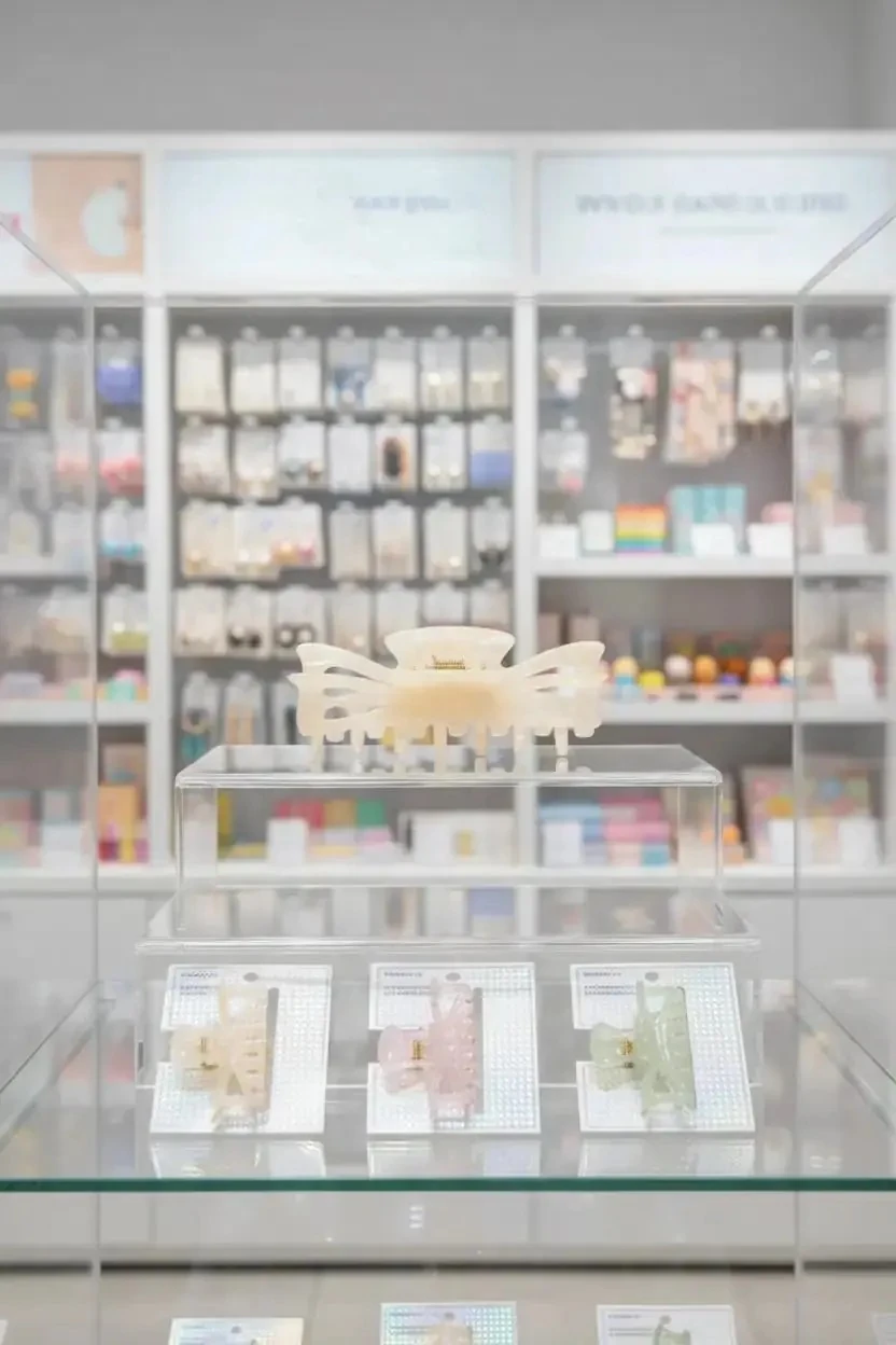 Sedefli Büyük Saç Klipsi