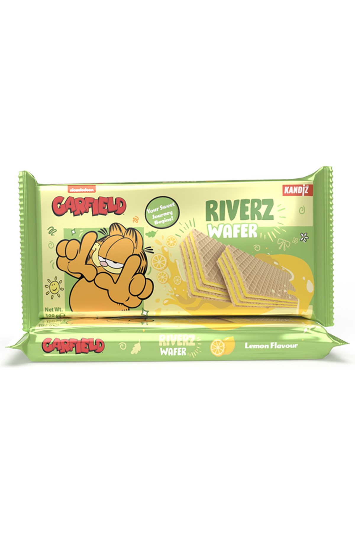 Riverz Limon Aromalı Nefis Wafer (100g)