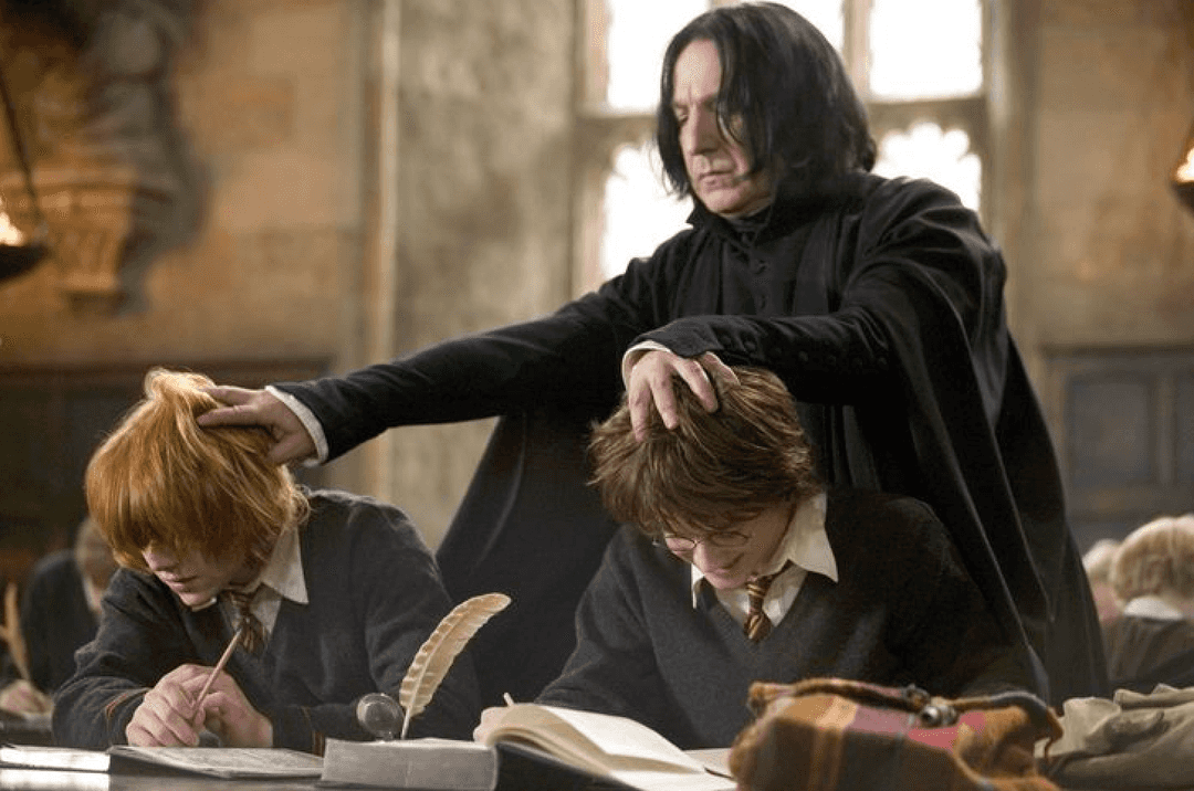 Severus Snape, Harry Potter ve Ron Weasley
