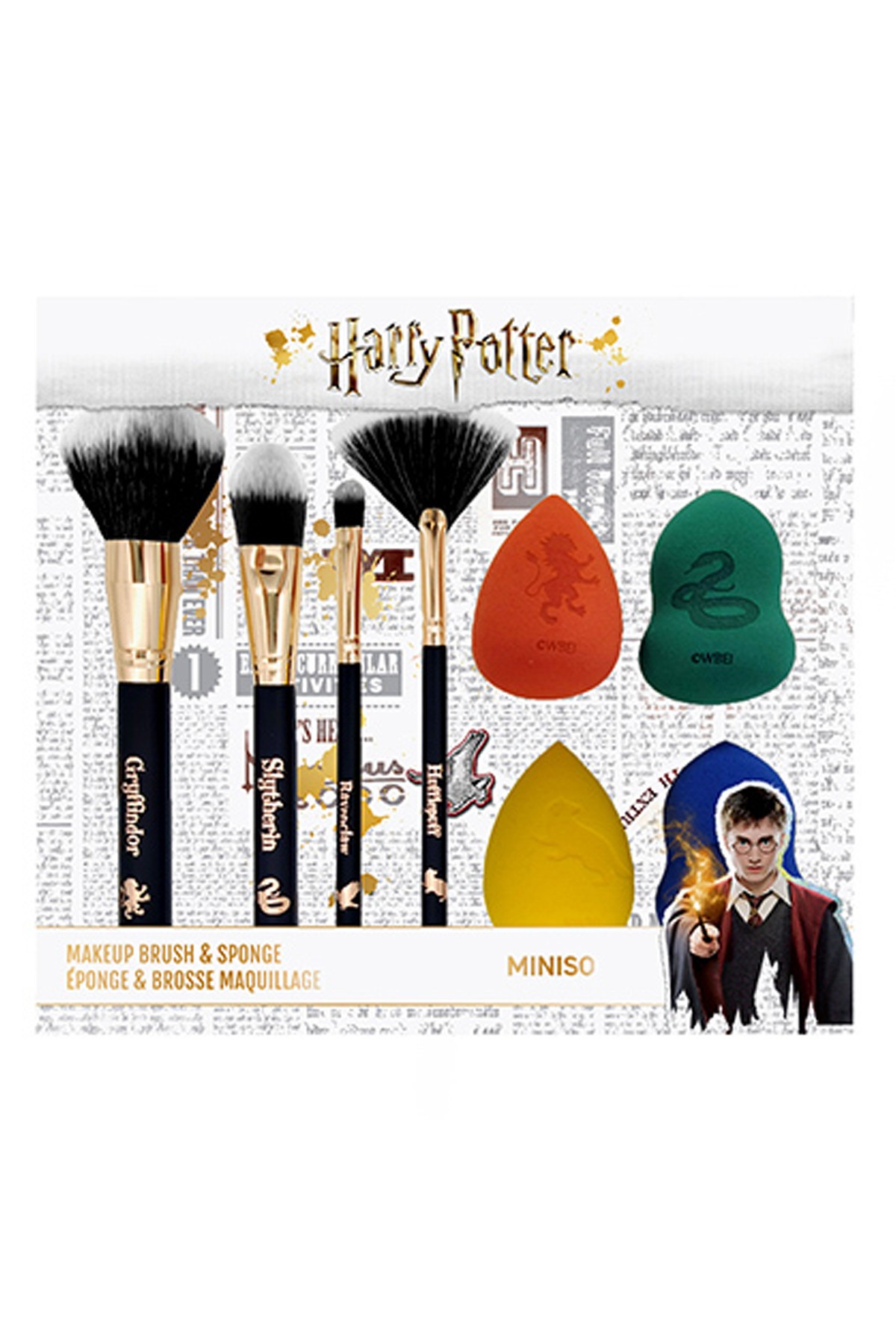 Harry Potter Lisanslı Makyaj Sünger/Fırça Seti