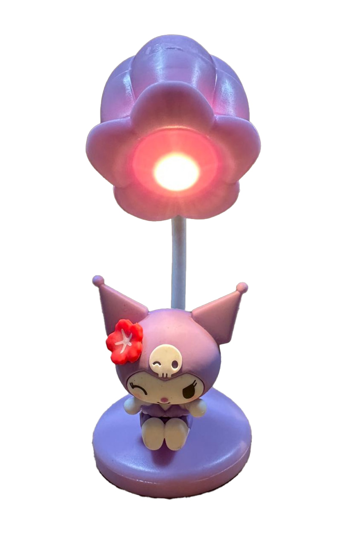 Sanrio Lisanslı Yaz Plajı Serisi Dekoratif Masa Lambası (Kuromi)