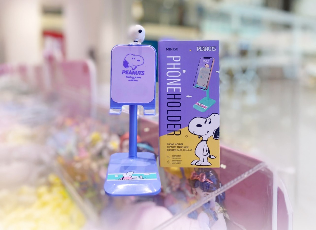 Snoopy Lisanslı Vintage Serisi Yükselticili Masa Üstü Telefon Tutucu