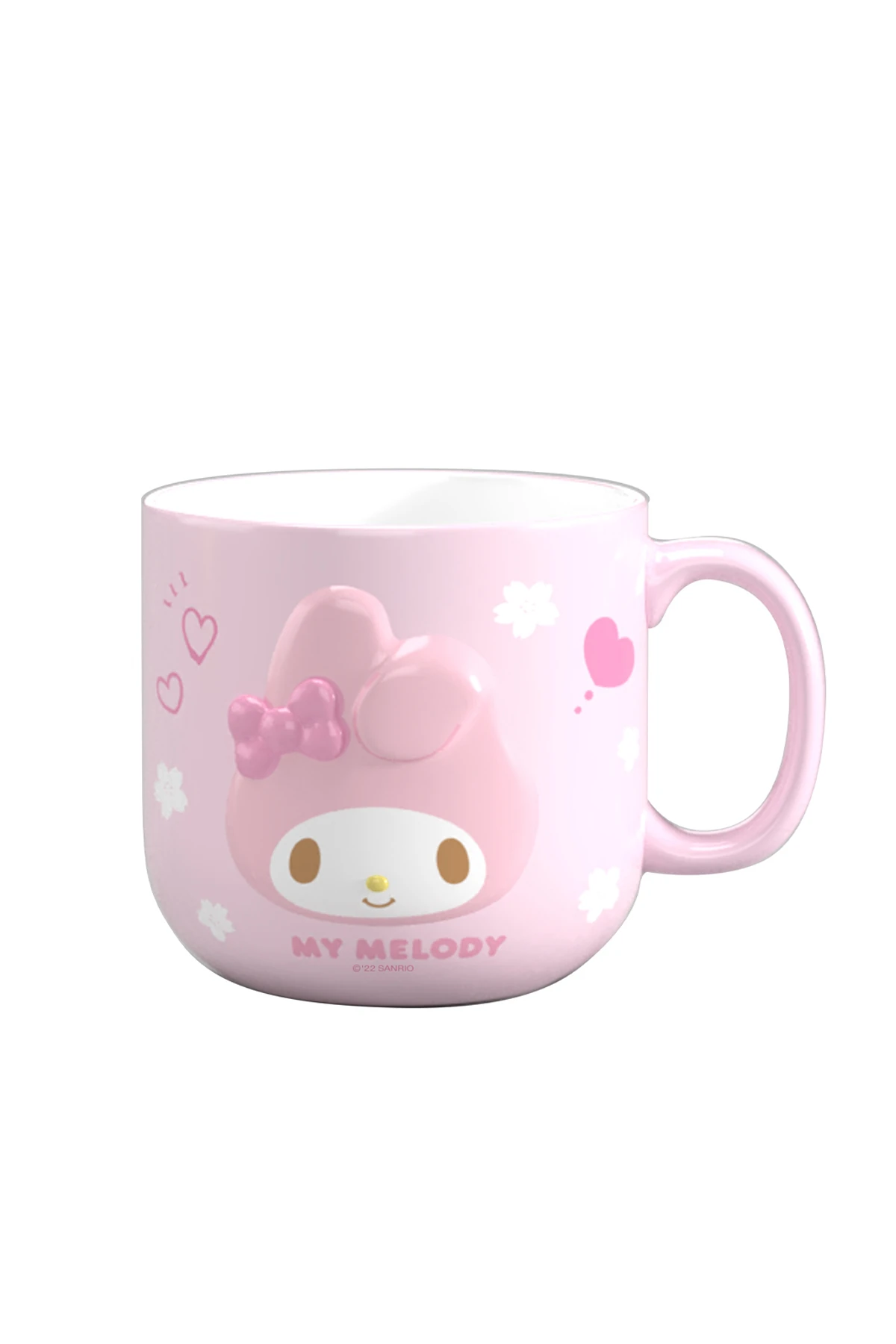 Sanrio Lisanslı My Melody Seramik Kupa 450 mL – Kabartmalı Tasarım