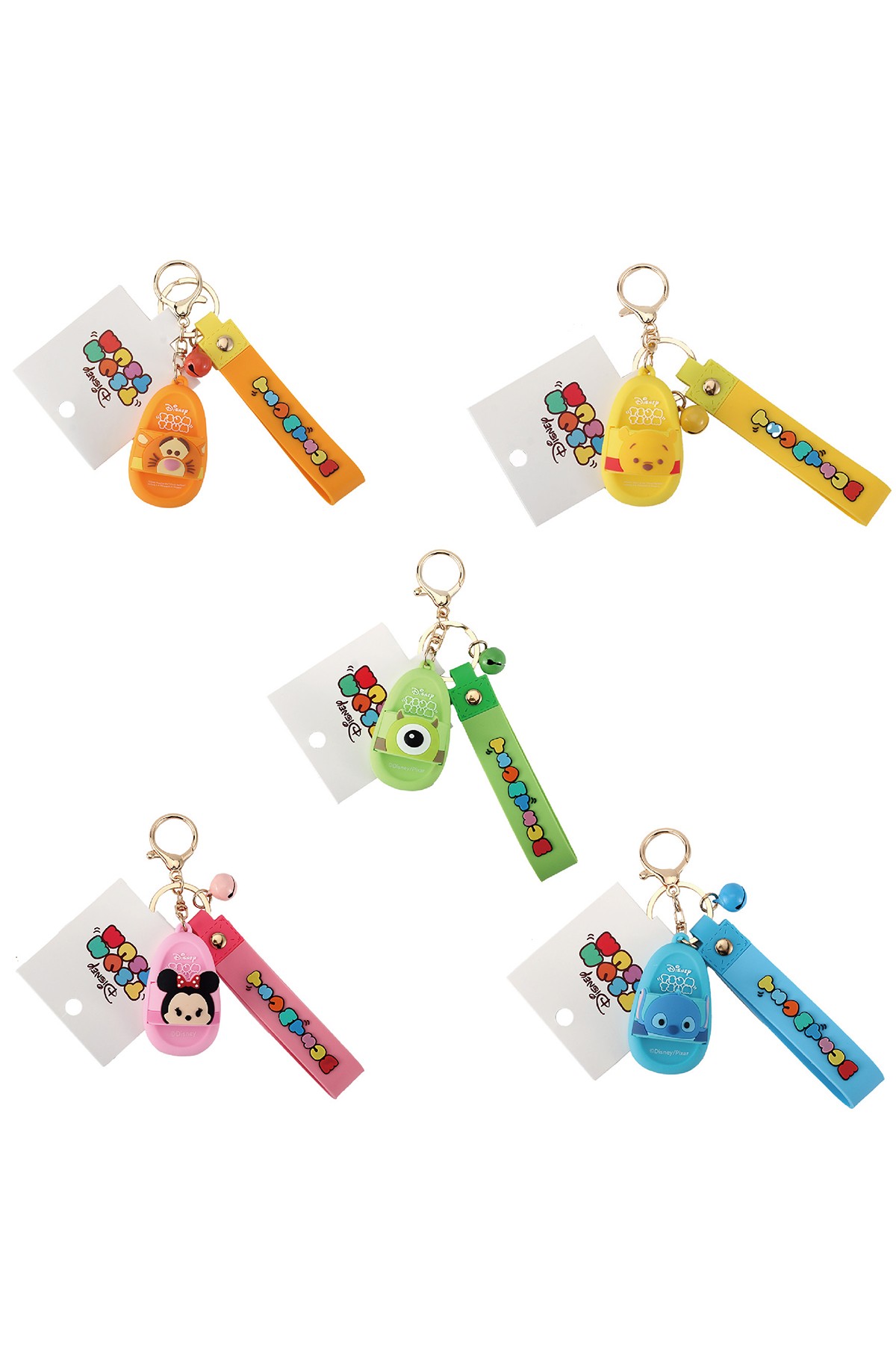 Disney Lisanslı Tsum Tsum Serisi Mini Terlik Figürlü Anahtar