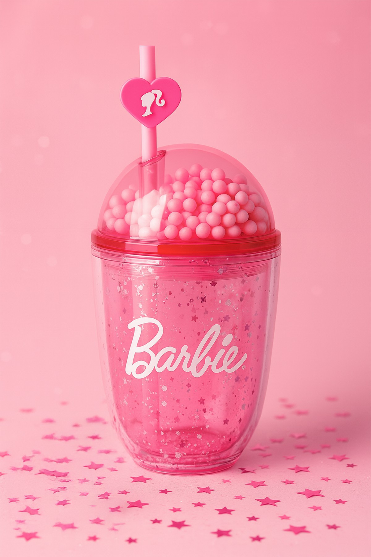 Barbie Lisanslı Plastik Şişe (435ML)