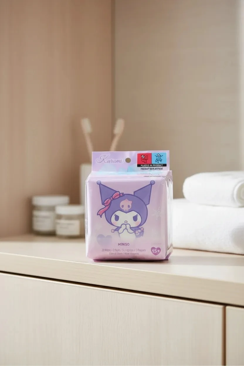 Sanrio Lisanslı Serinletici Islak Mendil (20 Adet*2 Paket)
