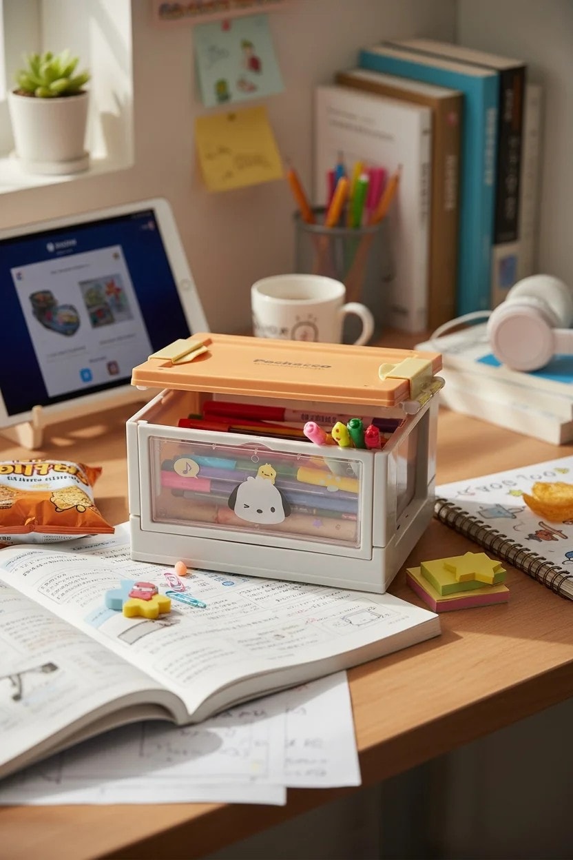 Sanrio Lisanslı My Melody Mini Bavul Saklama Kutusu