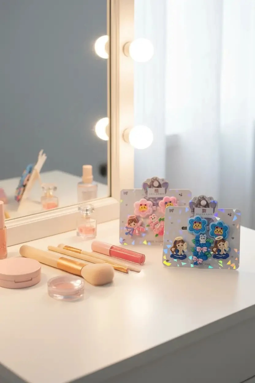 Bebek Figürlü Çocuk Kıstırmalı Toka – Renkli Ve Neşeli Set