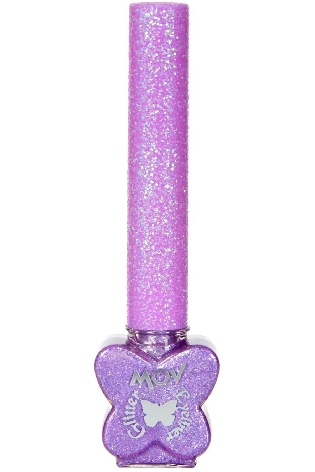 Mov Glitter Eyeliner Mor