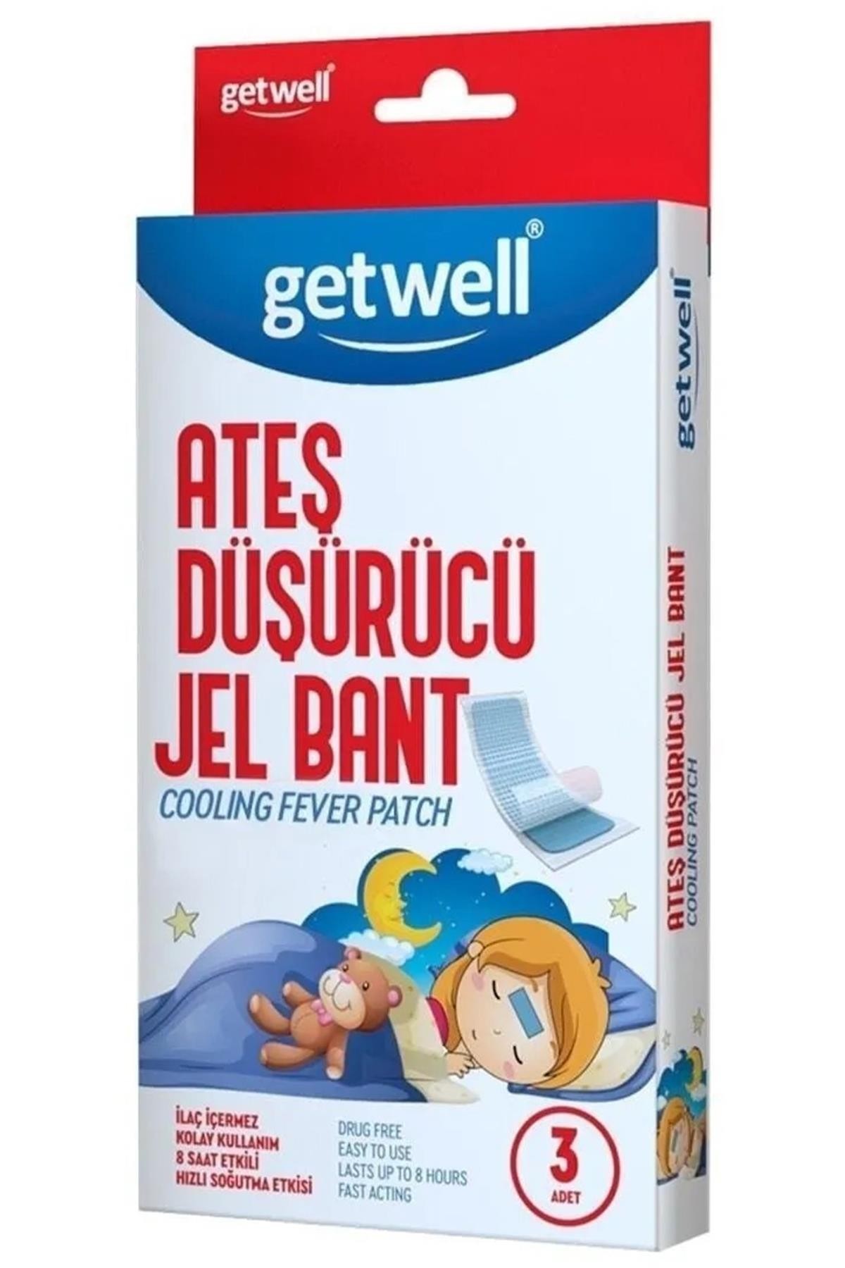 Getwell Hızlı Etkili Ateş Düşürücü Jel Bant