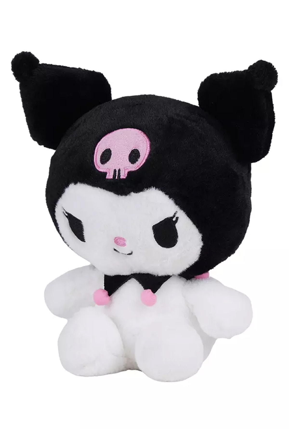 Sanrio Lisanslı Oturan Peluş Oyuncak (26 cm) - Kuromi